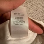 Aritzia Wilfred Free High Rise Cuffed Denim Shorts Off White Bone- Size 8 Photo 9