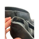 Seychelles  black wedge bootie size 6M 3.5” heel black leather Photo 7