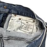 AYR  The Bomb Pop Ankle Straight Jeans Raw Hem Blue 25 Short Photo 3