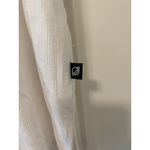 Terez  White Women's Size‎ Large Short Sleeve V-Neck T-Shirt Stretchy oversized Photo 1