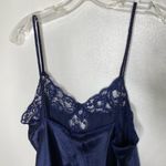Victoria's Secret Vintage Victoria’s Secret Blue Lace Slip Dress L Lingerie Negligee gold label Photo 6