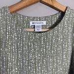 Athleta Santorini Thera Printed Dress Women's ST Small Tall Green UPF 50 Active Photo 6