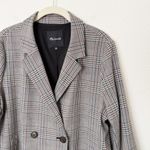 Madewell [] Caldwell Oversized Menswear Plaid Double Breasted Blazer Jacket Sz XL Photo 9