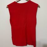 ZARA Knit Sleeveless Top Gold Buttons Size Large Photo 5