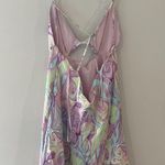ZARA  Tie Dye Cutout Satin Mini Dress Sz M Photo 10