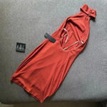 Lulus Lulu’s Got The Groove Ribbed Halter Mini Dress Small NWT Photo 2