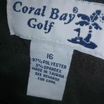 Coral Bay Golf 16 Chocolate Lime Bermuda Shorts Plus Green Photo 1