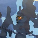 Addison Bay High Rise Cropped Active Leggings: Navy Blue Camo Camouflage Photo 4