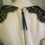 Phoebe Couture  Sz 4Long Sleeve Round Neck Knee Length Dress. #167 Photo 6