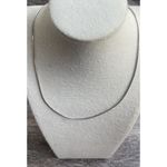 Vintage Milor Italy 925 Sterling Silver Snake Serpentine Chain 18” Necklace Photo 1