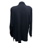 Valerie Stevens Vintage  Cardigan Sz Large Black 100% Merino Wool Granny Sweater Photo 4