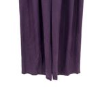 Eileen Fisher Vintage Purple Silk Wide Leg Pleated Crop Pants Size 1 / Small Photo 3