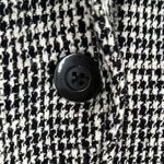 Free People  Black and White Houndstooth Rodeo Blazer Size Small Jacket Photo 7