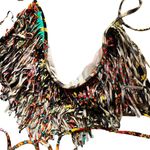 Luli Fama ‎ Fringe Bikini Top Photo 1