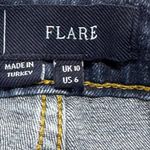 Boden Denim Flare High Rise Jeans Size 6 Wide Leg Medium‎ Wash Blue Photo 6