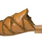 Seychelles NWOT  Women’s Survival Cozy Leather Slip On Mules Brown Size 7.5 Photo 5