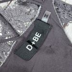 DO+BE  Velvet Lace Up Back Cami Tank Top Gray Women's M‎ Style Y14120 Photo 2
