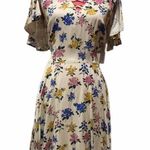 JustFab Fit Ruffle Sleeve Lace Up Dress size M Photo 3