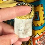 Top Chick Women's Chain Straps Yellow Geometric Pattern Tank Top Gold Size undefined Photo 10