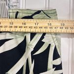 Green and Black Wide Leg Jumpsuit with Tropical Design Size 14 Photo 6