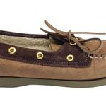 Sperry  Top-Sider ™® ✌︎︎ Gold Eyelet Leather Boat Shoes ✌︎︎ 2 Tone Brown ✌︎︎ 6M Photo 14