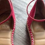 Joie  Red Espadrilles Women's platform Shoes 8 salmon summer casual ankle tie Photo 3