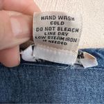 Y2K Lola P. Denim Cotton Midi Dress Womens Sz Medium Ruffle Boho Prairie Western Blue Photo 7