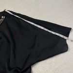 Elementz  Embellished Blouse Womens 3X Black Embellished Neckline Cold Shoulder‎ Photo 7