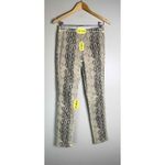 easel  Women's Snake Print Skinny High Waisted Pull On Pants Medium Photo 7