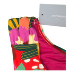 Antonio Melani  NWT Classic Hipster Silhouette Red Floral Print Bikini Bottom XL Photo 3