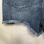 Good American NWT  Women's 8/29 Bombshell Distressed Cutoff Jean Shorts Blue‎ Photo 5