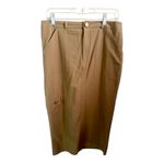 KIRIOUS Los Angeles Y2K Utility Tan Cargo Style Maxi Skirt Green Size L Photo 3