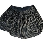 Ava & Viv Plus Size 4X Black Pleated Midi Skirt Metallic Shimmer Party Cocktail Photo 3