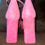 Gianni Bini  OTTEN Suede Ankle Strap Platform Pumps Size 9.5 Photo 4