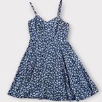 Old Navy  Blue & White Floral Cami Sun Dress Size Small #190 Photo 0