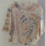 Flirtitude Cropped tie-dye T-shirt Photo 0