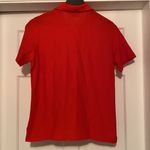 Lacoste Vintage  women’s logo red cotton polo, size 40 medium Photo 1