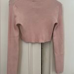 Brandy Melville  Pink Crop Sweater Photo 2
