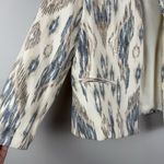 Chico's Women's Open Front Jacket 2 US L Multi Printed Geo Blazer Boho Workwear Photo 3