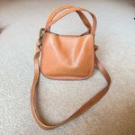Madewell  Leather Sydney Crossbody Bag Burnished Caramel Tan Magnetic Closure Photo 1