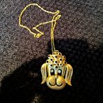 Antique Gold VINTAGE Gold Dog Necklace Photo 3