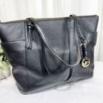 Michael Kors East West Jet Set Large Pebble Black Bag Photo 1