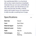 EUC OluKai Miki Li Sneakers Grey Black Size 8.5 Retail $130.00 Gray Photo 9