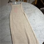 Cult Gaia Tan Cream Yara Knit Crochet Beach Cover Up Mini Summer Dress Photo 8