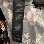 White House | Black Market Shirt Womens Medium Floral Tiered Sleeve Mesh Neck Top Photo 6