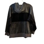 Champion Elite Women's Velour Hoodie Black Colorblock Size L Full Zip Size L Photo 4