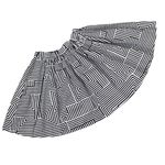 Kate Spade EUC Black White Geometric Pattern Flare Skirt Photo 4