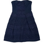 Sugar Lips Navy Blue Lace Tube Top Mini Tube Top Dress Size Women's Small Photo 0