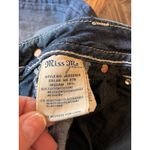 Miss Me  Cropped Embellished Jeans Women 28 Dark Wash Fringe Western Cowgirl Boho Photo 15