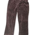 Vintage y2k brown velour flare pants Size XXL Photo 0